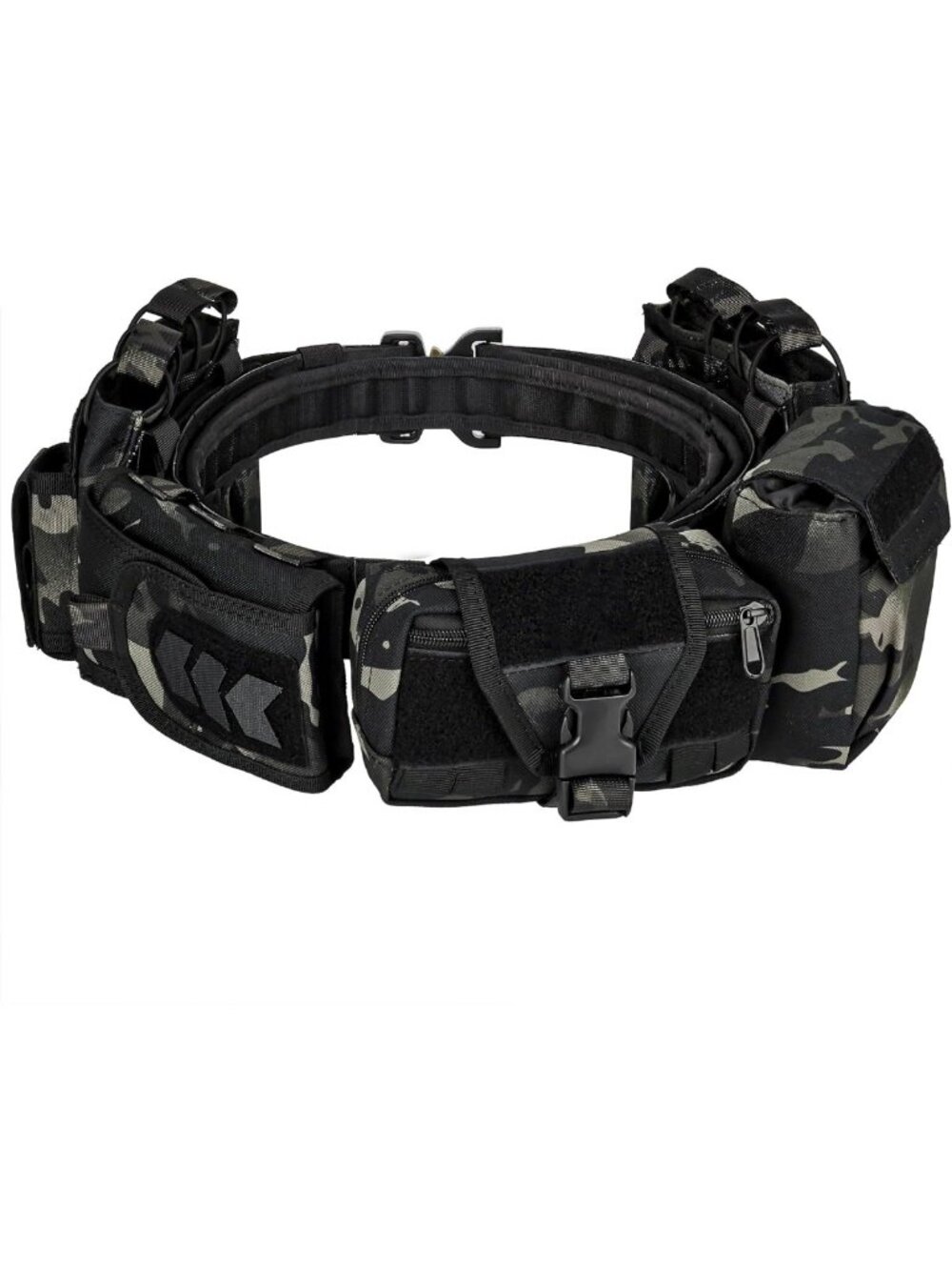 Tactical Quick Release Battle Belt for Men - Heavy Duty Airsoft Gear with 7